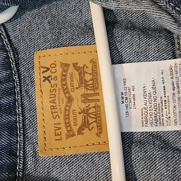 🍃 Levi Strauss & Co Juniors jacket Sz M - Picture 6 of 9